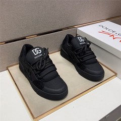 情侣款休闲板鞋2025新款真皮小白鞋舒适百搭男士鞋拼色时尚潮男鞋