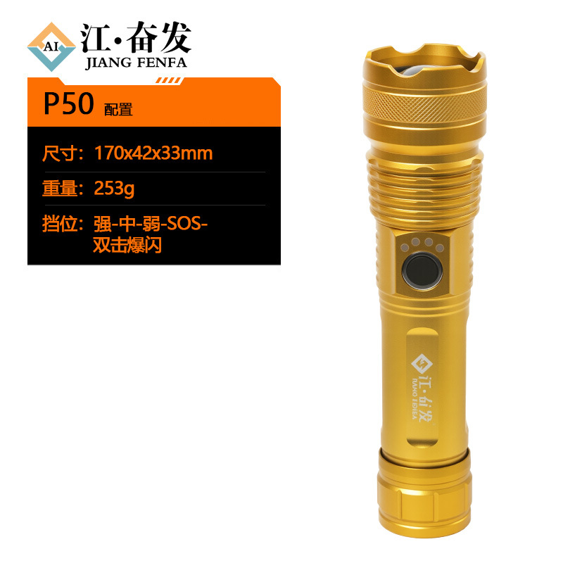 Linterna láser de luz fuerte explosión de larga duración de carga táctica multifuncional mini antorcha láser blanca al aire libre