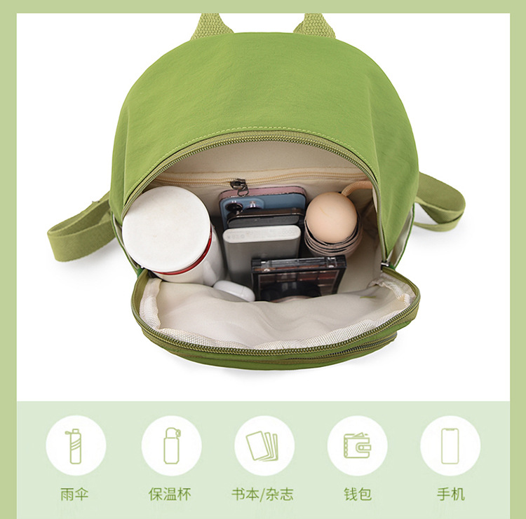 Large-capacity student backpack 2025 Popular new style Japanese and Korean trendy macaron color travel and leisure backpack undefined