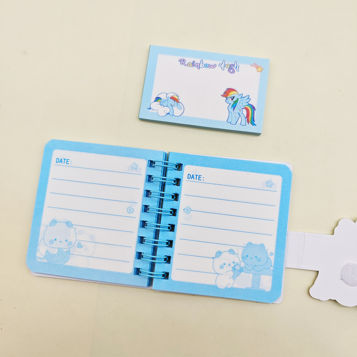 Cuaderno Espiral con Bloc de Notas Portátil para Niños