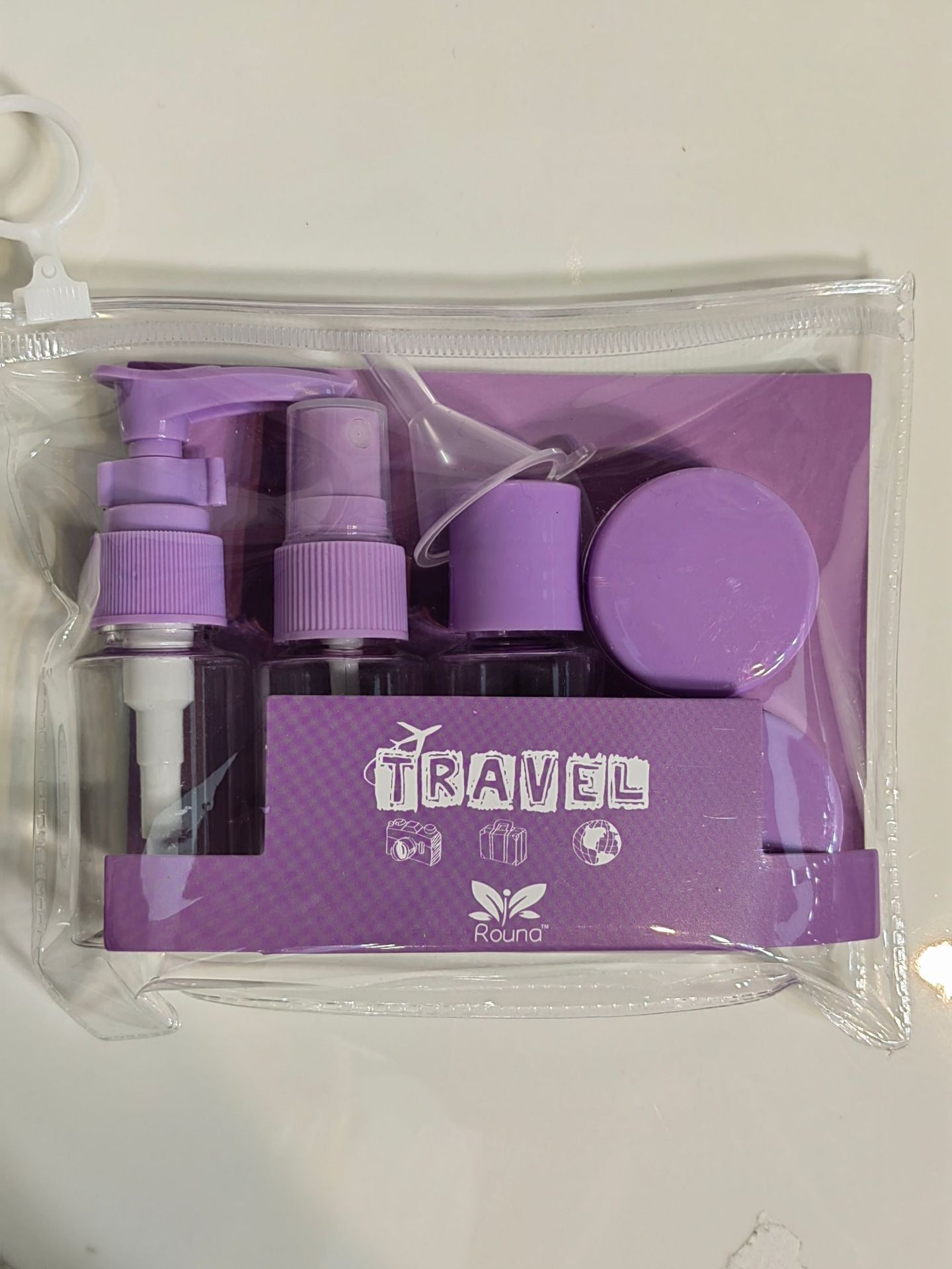 Botella de viaje portátil MOQ 30ml 10g Conjunto de botella de viaje de enlace de cliente individual