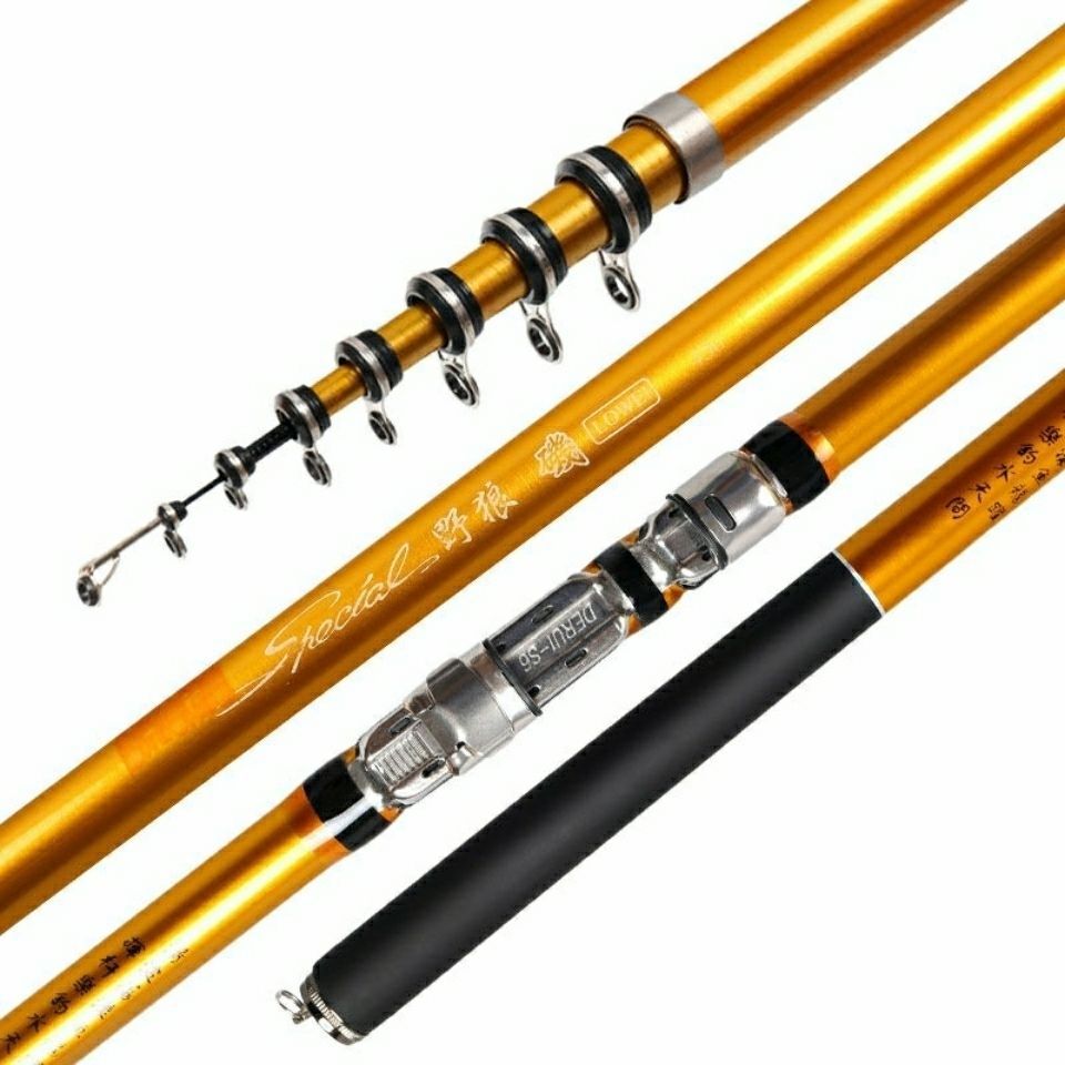 野狼矶钓竿碳素短节手竿矶竿手海两用矶钓杆超硬超轻海竿钓鱼竿