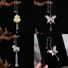 非遗仿宋锦双面葫芦吊坠国风仿宋锦葫芦挂件车挂百搭新中式配饰