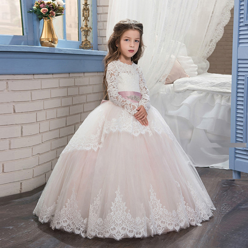 Mother & Kids Evening Gowns For Girls Toddler Girls Clothing Train Tulle Skirts For Kids Ages 3-7 Birthday Parties 【Pre-sale | Ships In 15 Days】_voghion.com