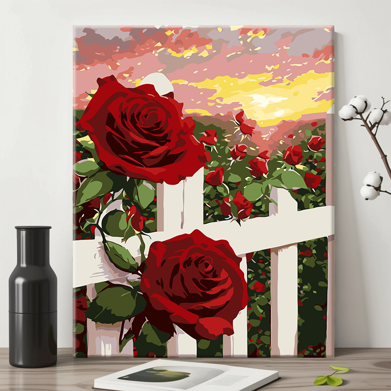 40 × 50 pintura al óleo digital color paisaje pintura pintada a mano relleno de color para niños curado fábrica de pintura decorativa al por mayor