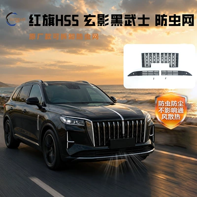Suitable for 27 models of Hongqi HS5, anti-insect net, radiator protection, dustproof grille, special modification accessories, automotive supplies (Automobile anti-insect net)