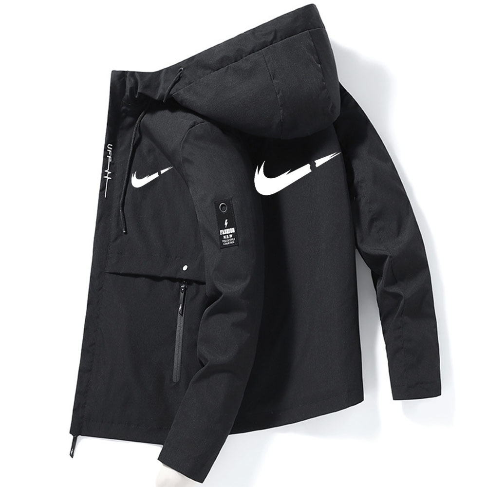 Cross-border Men's Casual Jacket Spring and Autumn Fashion Hooded Jacket Coat Outdoor Sun Protection Clothing Men's Spot
