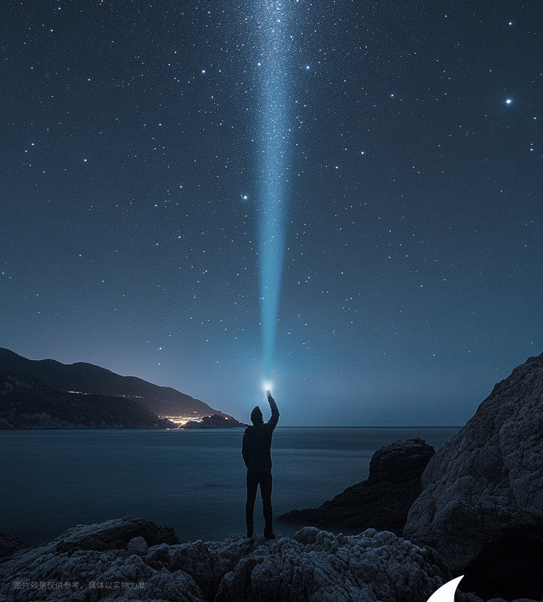 Mini Flashlight with Strong Light, Rechargeable, Outdoor Long-Range, Ultra-Long Battery Life, Super Bright, Durable, Household Use, Small Portable Keychain
