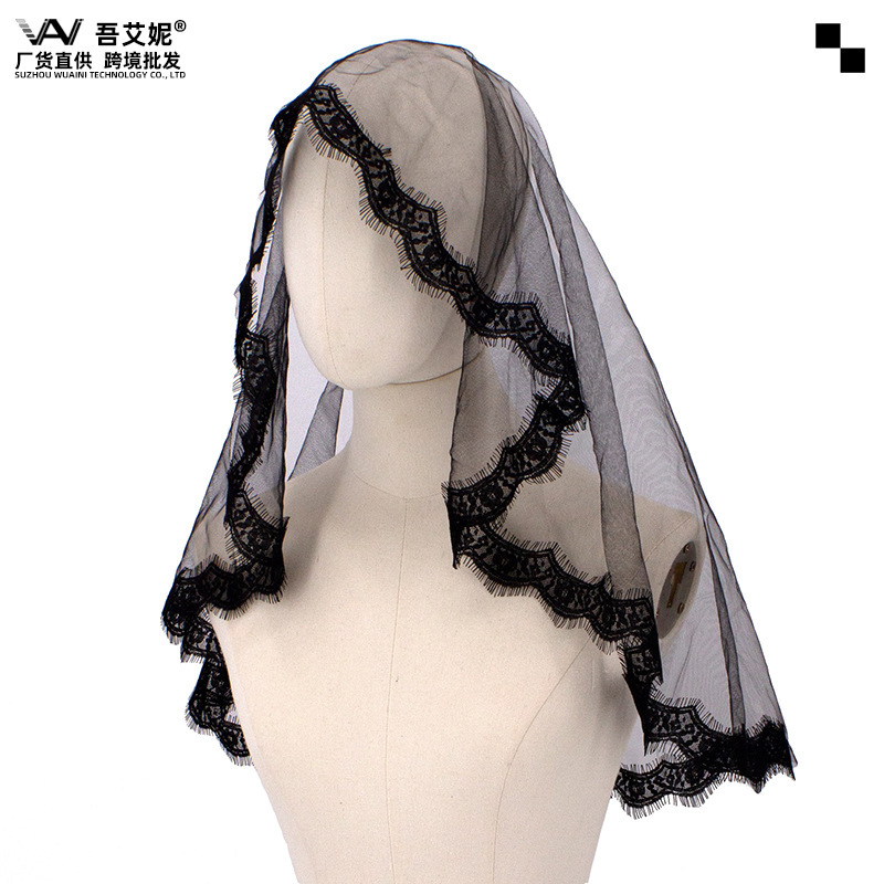 Halloween Veil Black COSPLAY Sheol Archmage Beetle Juice Lydia Beetlejuice Veil