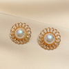 Advanced wall earrings from pearl, 2023 collection, high-quality style, light luxury style, internet celebrity