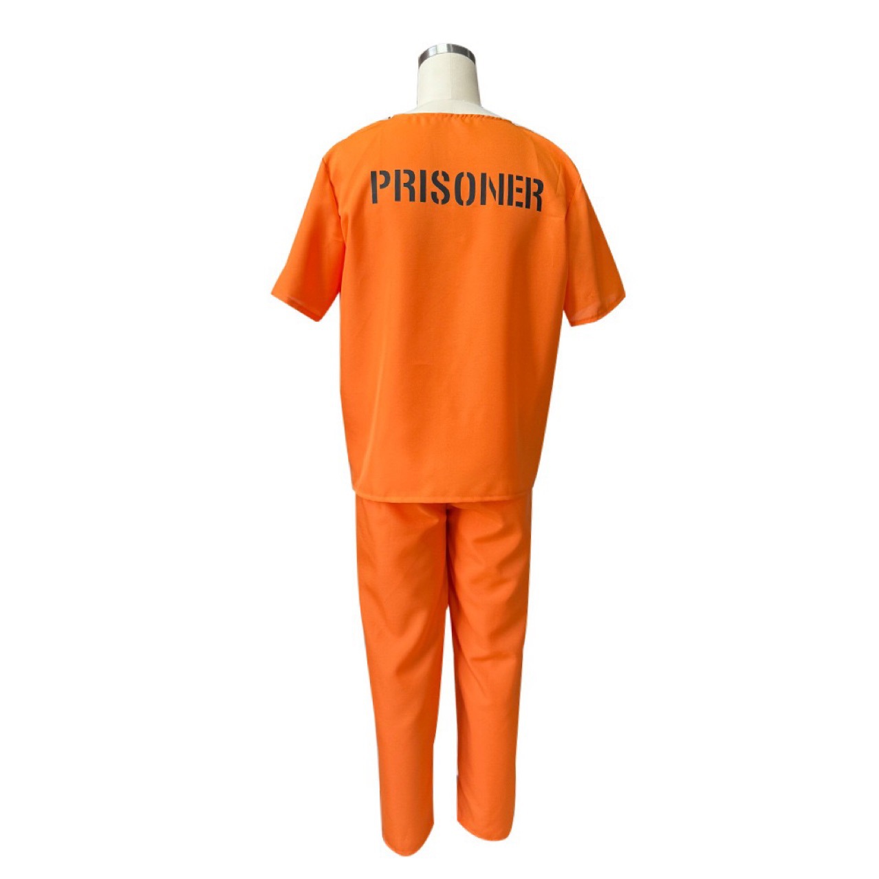 成人万圣节服装囚犯扮演服监狱制服亚马逊热销款Prison Convict-阿里巴巴