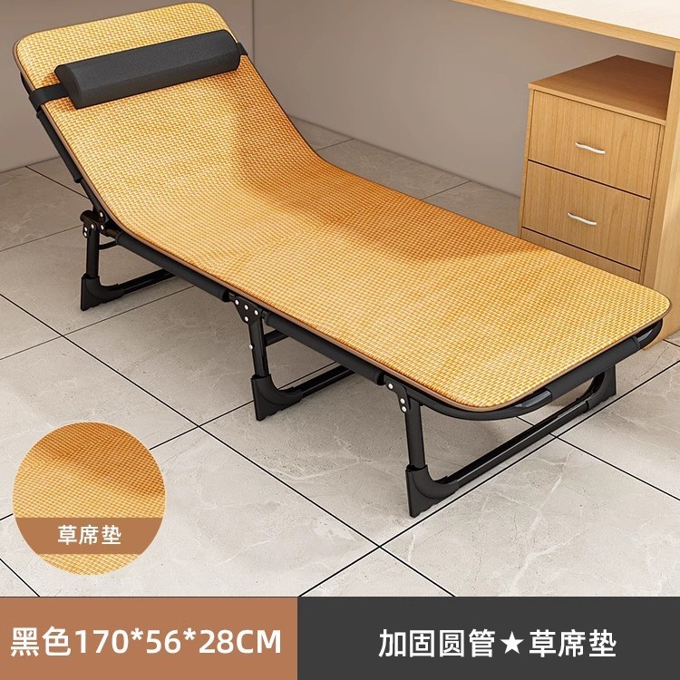 午休折叠床单人午睡神器床躺椅办公室简易医院陪护行军床家用小床|undefined