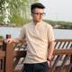 Chinese Style Shirt Men's Short-sleeved Linen Men's T-shirt Top Summer Large Size Loose Collar Vintage Cotton Linen Top