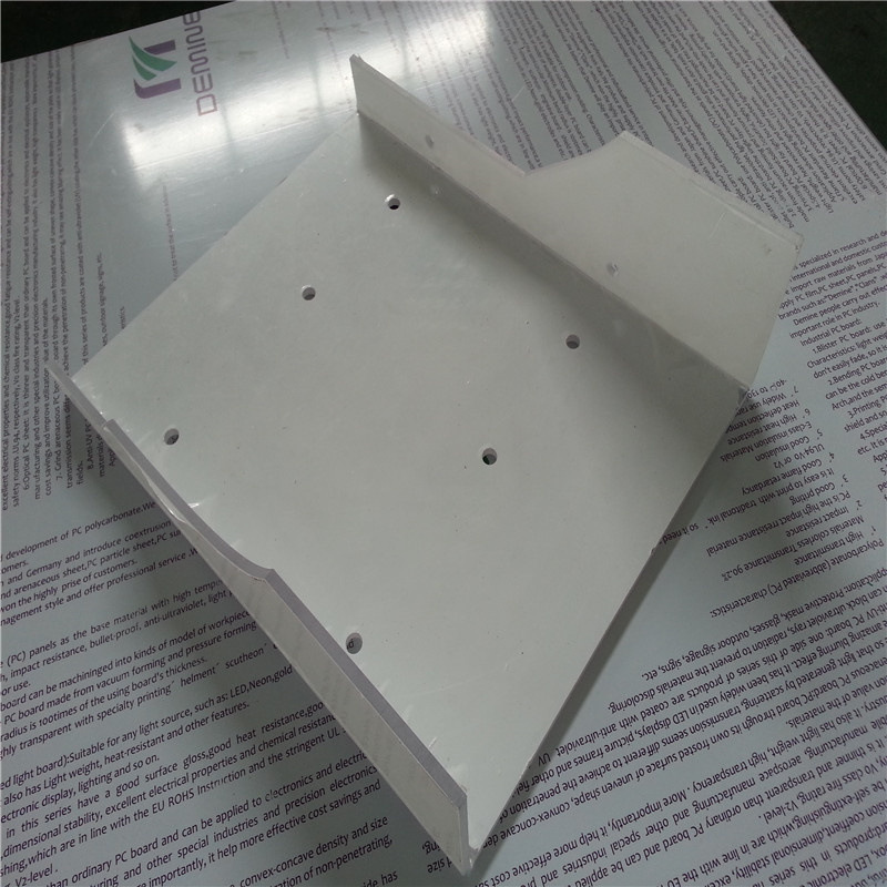 PC板加工定 制耐力板护板厂家供应pc板折弯 高透明pc耐 力板加工
