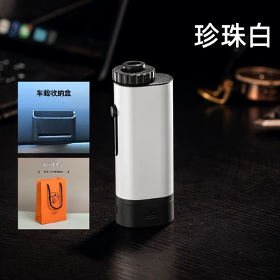 Car ashtray, Prevents Ash from Falling, In-Car - pearl-whitestorage-boxgift-bag