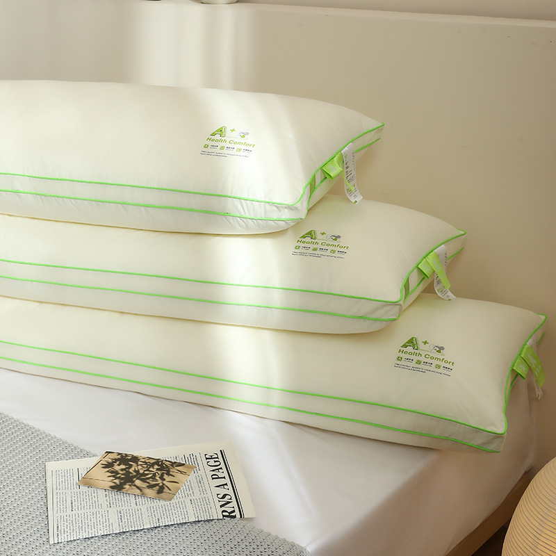 2024 nueva almohada de doble tipo A almohada de hotel de algodón almohada de pareja almohada madre-infantil casera almohada de algodón casal núcleo de almohada