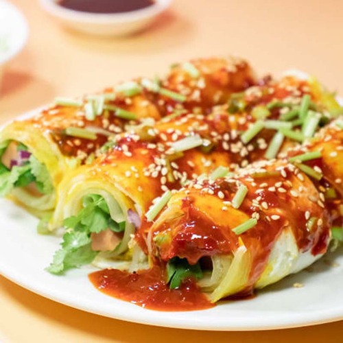 Hungry Little Pig Cold Noodles, Northeast Street Snack, Iron Pan Cold Noodles, Breakfast, Home Use, Instant Noodle Cakes, 10 Pieces