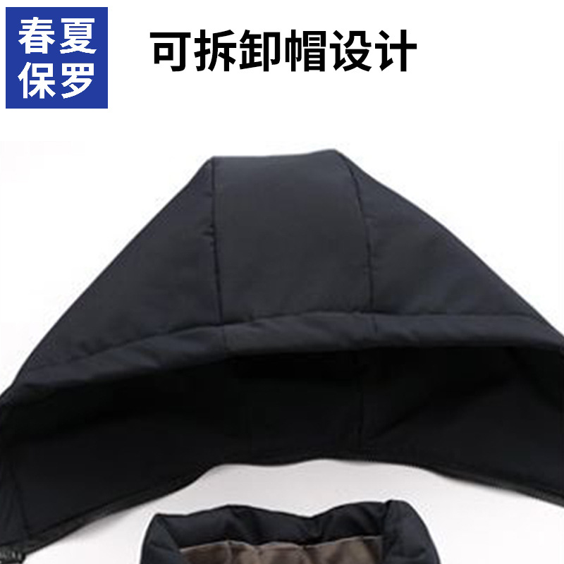 아버지의 겨울 코트 남자 아버지의 겨울 기모 중년을위한 두꺼운 코튼 패딩 코트 따뜻한 코튼 패딩 코트