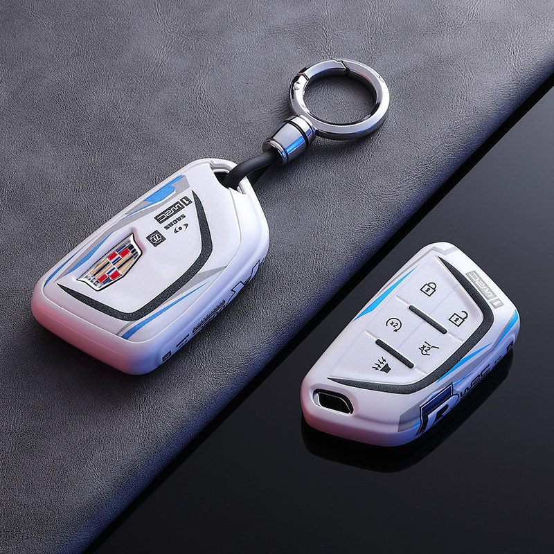 Suitable for Cadillac Ct5 Key Cover Ct6 Ct4 Gt4 Xt4 Xt5 Xt6Xts Shell Atsl Buckle Srt Suitable for Cadillac Ct5 Key Cover Ct6 Ct4 Gt4 Xt4 Xt5 Xt6Xts Shell Atsl Buckle Srt