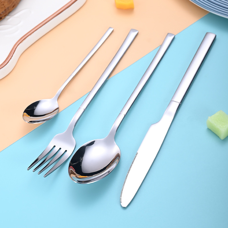 騎士創意洋食ステーキセット食器セット西洋ナイフフォークスプーン騎士食器ステンレスナイフフォークデザートスプーン|undefined