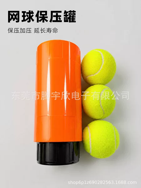 Manual Tennis Pressure Preservation Canister, Portable Pressure Maintenance Canister, 3-Pack Tennis Pressurization Canister, Universal for Padel Balls
