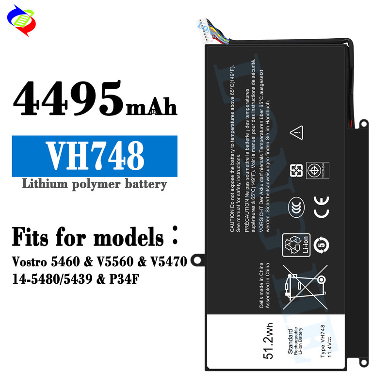 Suitable for Dell Vh748 Laptop Battery Vostro 5460/5560/5470/14-5439/P41G Suitable for Dell Vh748 Laptop Battery Vostro 5460/5560/5470/14-5439/P41G