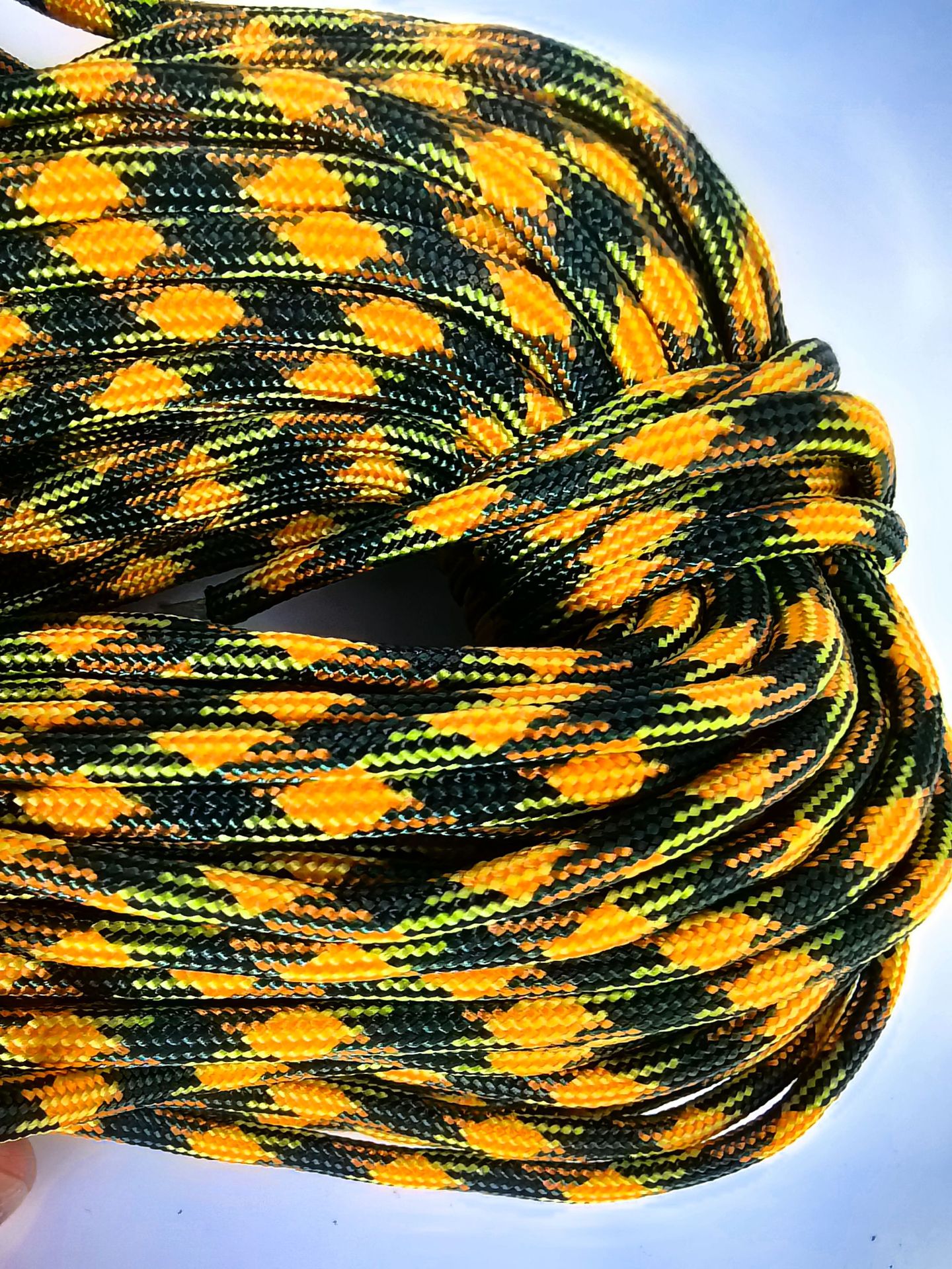 7-Core 4mm cuerda de paraguas al aire libre multifuncional montañismo paracaidista cuerda de tracción escapar equipo de salvamento cuerda de seguridad 31 m cuerda de paraguas