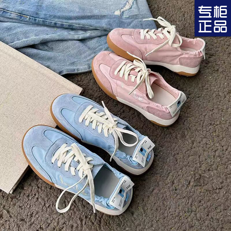 Factory Hot-Selling Forrest Gump Shoes for Women, Summer 2024 New Ballet Training Shoes, Embroidered Lightweight Breathable Sports White Shoes