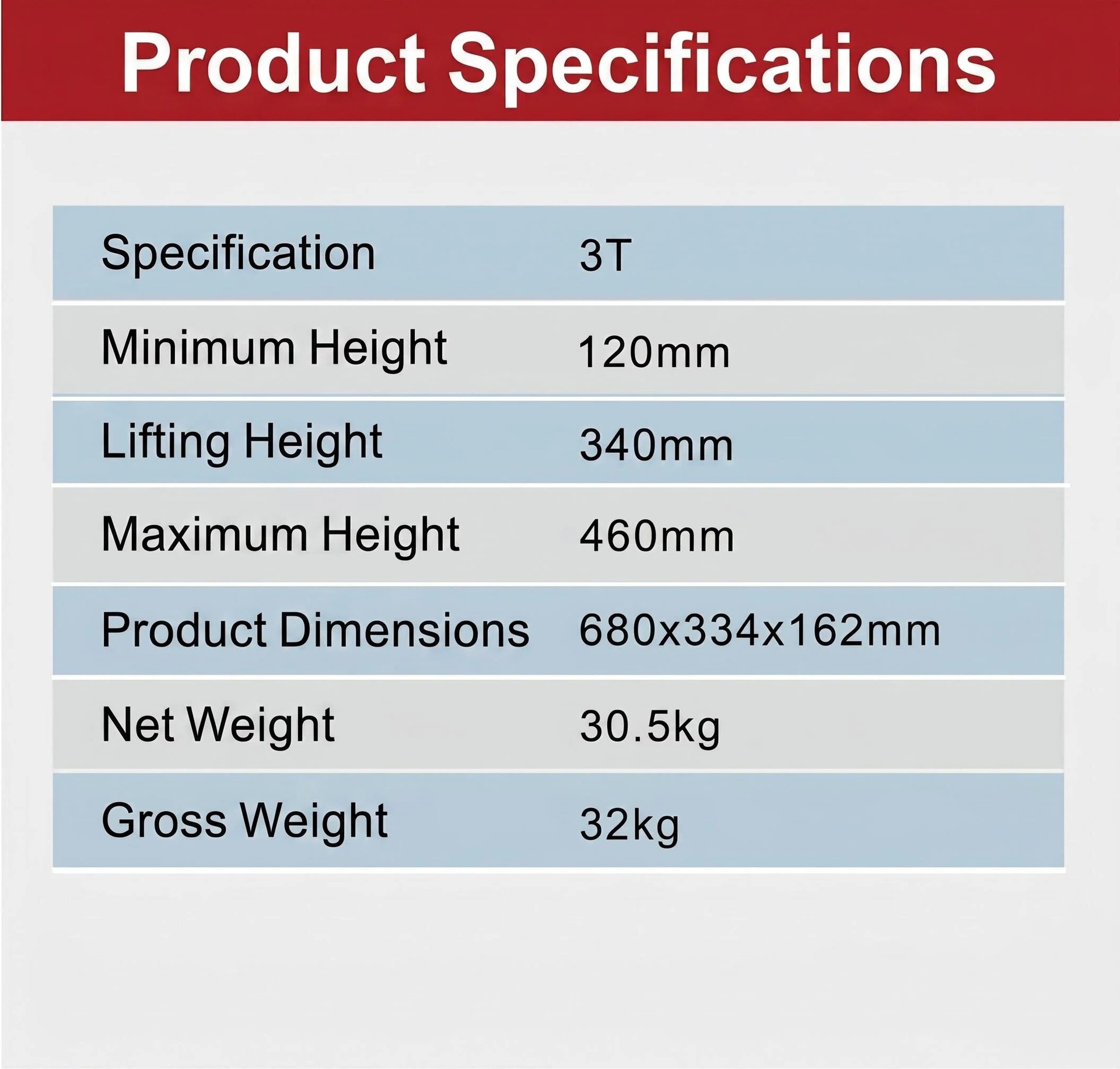 Launch Lh2203/2303 3t Floor Jack Dual-Pump High/Low Horizontal Type 0kg Ton