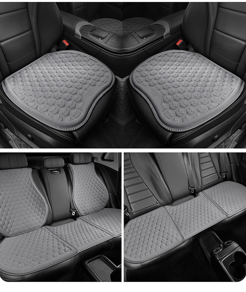 2026 New Car Gel Seat Cushion Summer Cooling Pad Breathable Seat Cushion Car Honeycomb Gel Universal Seat Cushion Cross-Border