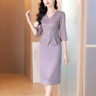 喜妈妈礼服平时可穿喜婆婆婚宴装2025新款婚礼喜服结婚旗袍年轻款