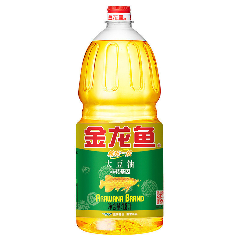 瓶装炒菜色拉油油小调和油用金龙鱼大豆油食用油升批发|undefined