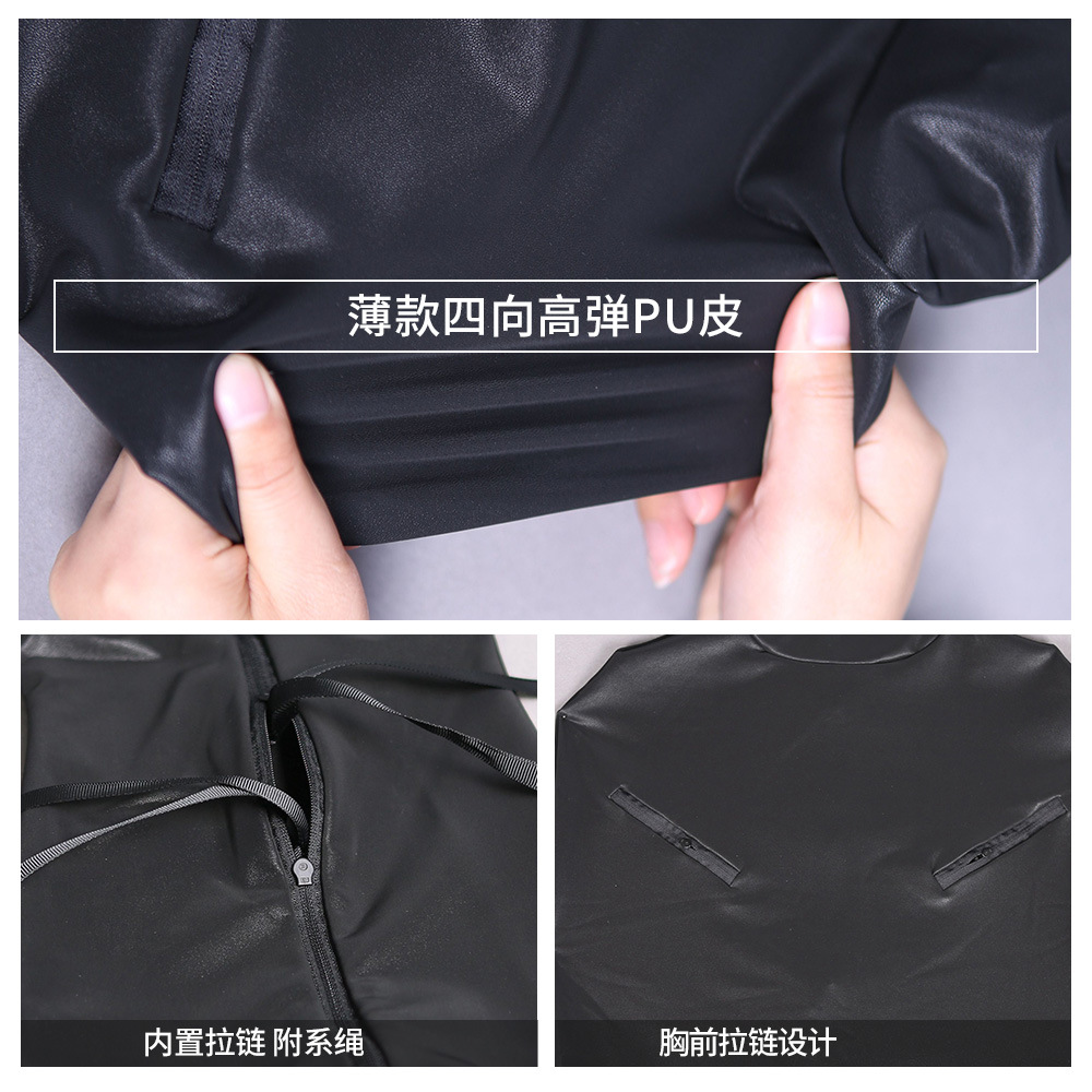 PU cuero corsés ropa de esclavo B32 corsés de mano piernas SM arrodillados ropa de esclavo PU todo incluido mono ajustado