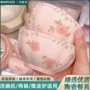 健康组合釉下彩防烫汤碗