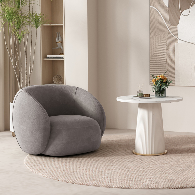 Salón de belleza sala de descanso departamento de ventas negociación sofá individual mesa redonda combinación de balcón sofá silla sala de estar