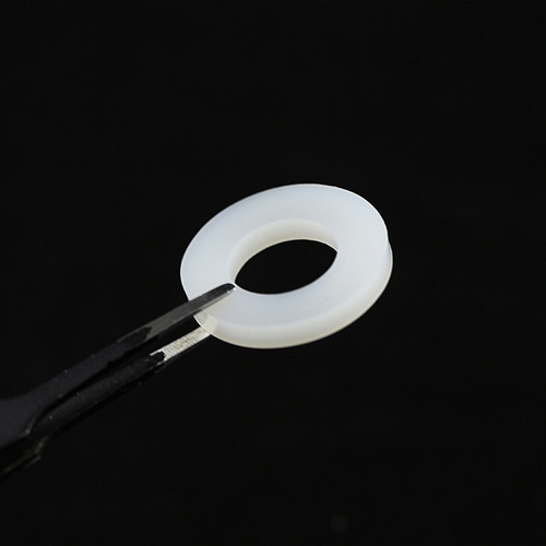 Dongguan die-cut round wear-resistant silicone gasket transparent pressure-resistant shock-absorbing anti-slip foot pad seal waterproof silicone pad