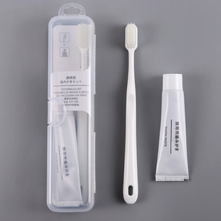 High-grade Quality Portable Travel Toothbrush Toothpaste Adult Travel Hotel Hotel Stomatological Hospital Soft Hair Toothbrush