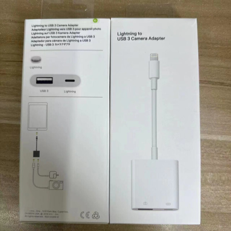 Suitable for Apple Original Genuine Lightning to USB 3 Camera Converter Data Transmitter