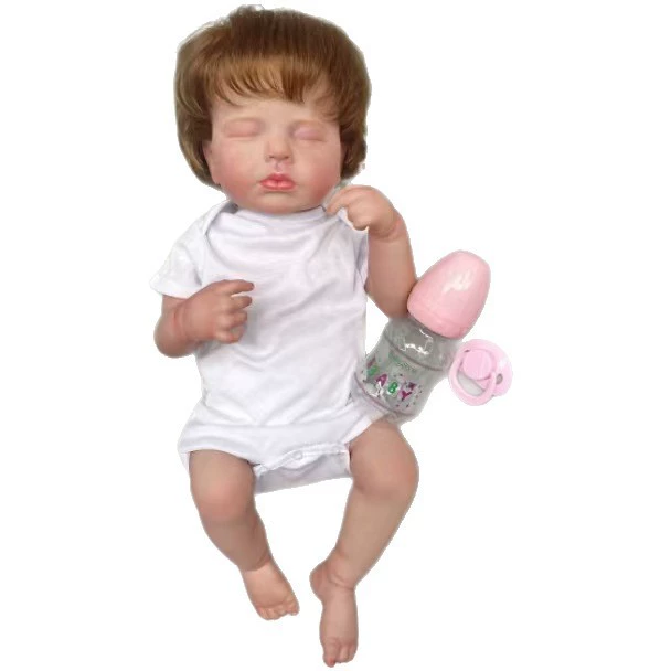 Реалистичная изысканная раскрашенная кукла для малыша, 48 см, 3D, для импорта