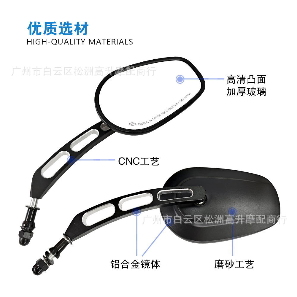 Cross-border best-selling Harley motorcycle retro model rearview mirror 883 Big Glide rearview mirror reflector