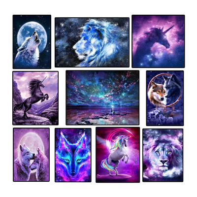 Framed in the United States diamond painting Diamond Painting 5d Full bore Diamonds Cross stitch Masonry