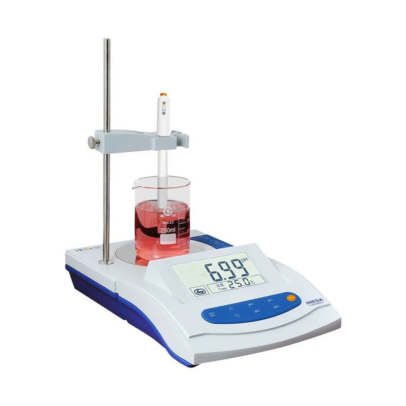 Лабораторный pH-метр Leici PHS-3G поставляется стандартным комплектом с функцией перемешивания. Прибор для анализа pH. Ручной тестер pH с температурной компенсацией.
