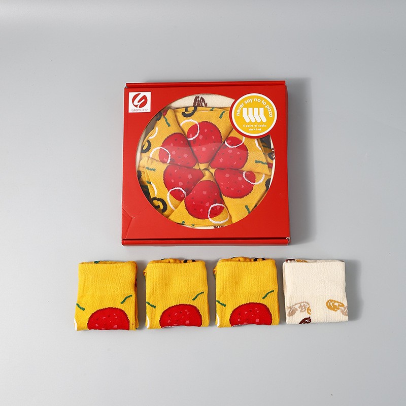 Calcetines de sushi de salmón transfronterizos, calcetines de mujer de invierno y otoño de algodón, calcetines de mujer que absorben el sudor, antiolor, caja de regalo image 11