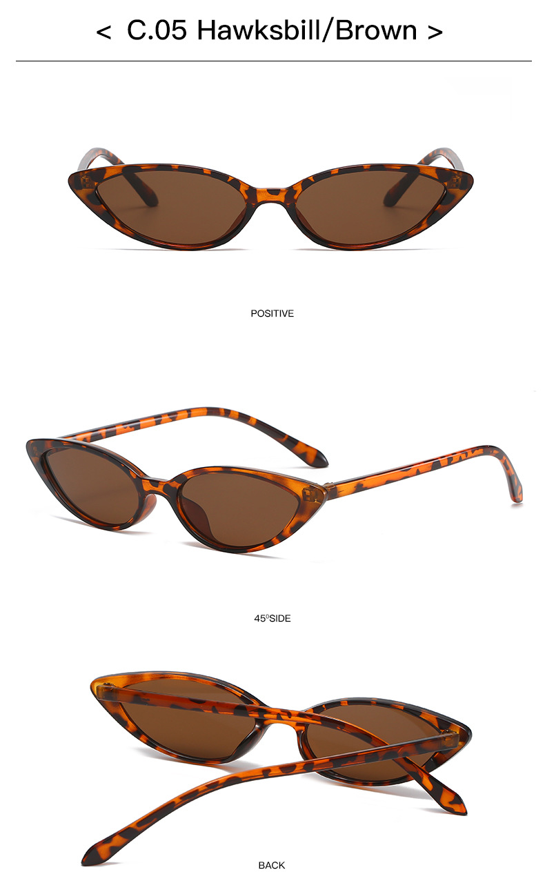 25g Weight Full Frame Glasses Structure Sunglasses Classification Ac, UV400 Protection Lens Material Cat Eye Glasses Style Outdoor, Daily Occasion Solid Color Pattern All Seasons Season Unisex Gender Retro, Simple Style Style Retro Simple Style Solid Color Ac UV400 Protection Cat Eye Full Frame Women's Sunglasses 13