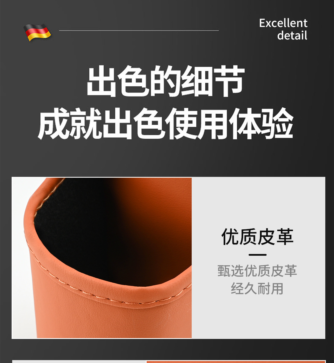 New universal car seat back and door cup holder, car-mounted storage organizer, drink storage bag