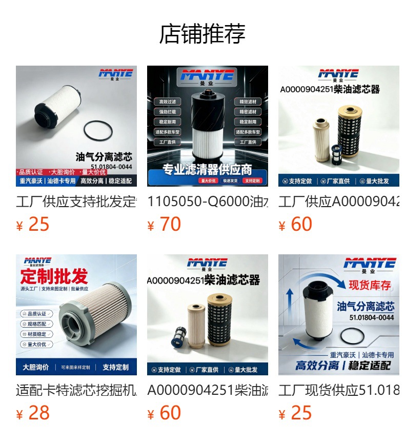 Engineering Machinery Hydraulic Oil Filter Element 16Y-76-09200 Filter 60*163