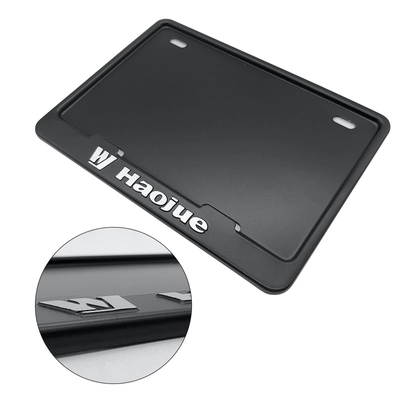 License Plate Frame Suitable for Nömrə qabı - haojue-3d-embossed-upgraded-version-black