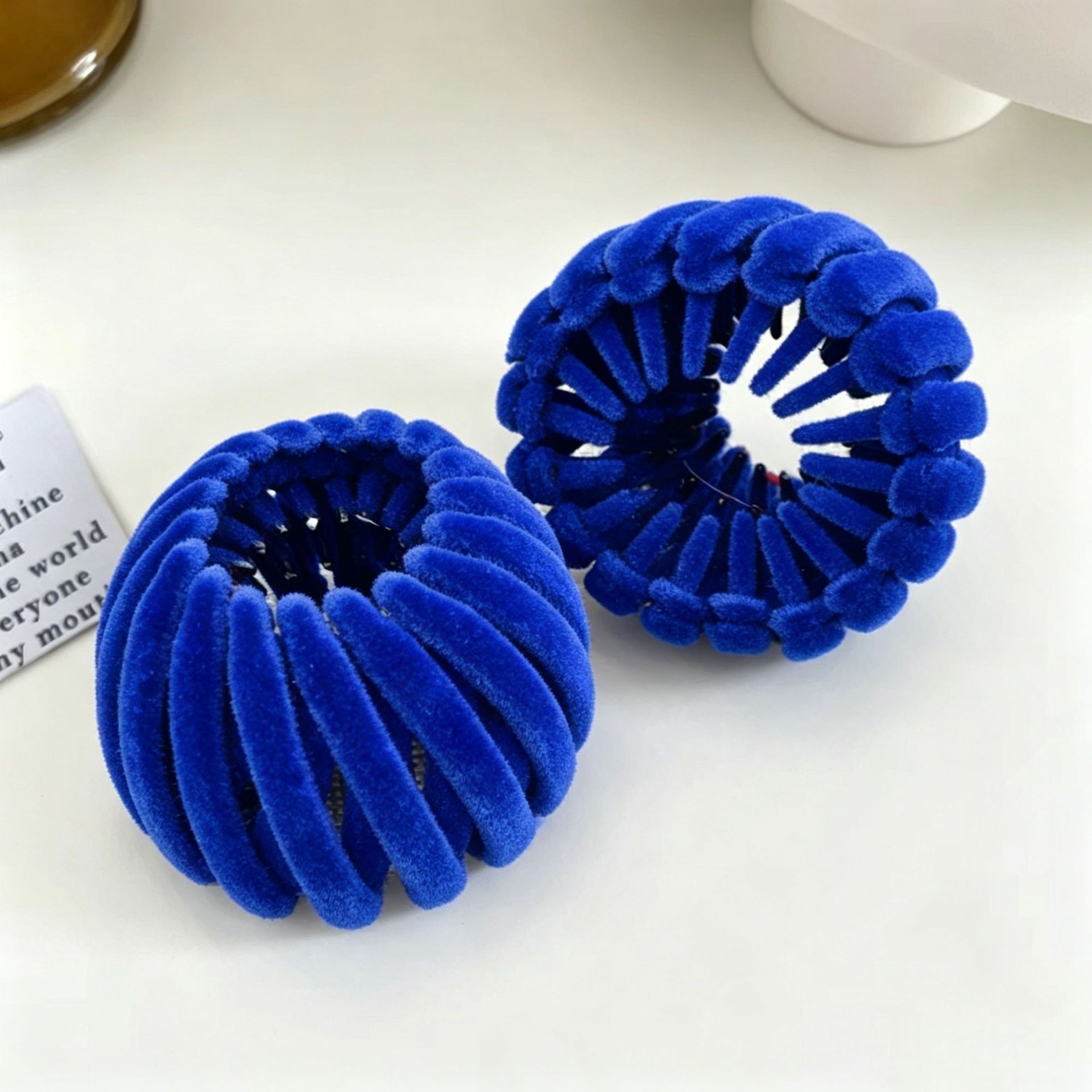 Azul Royal Flocado de 18 Dientes