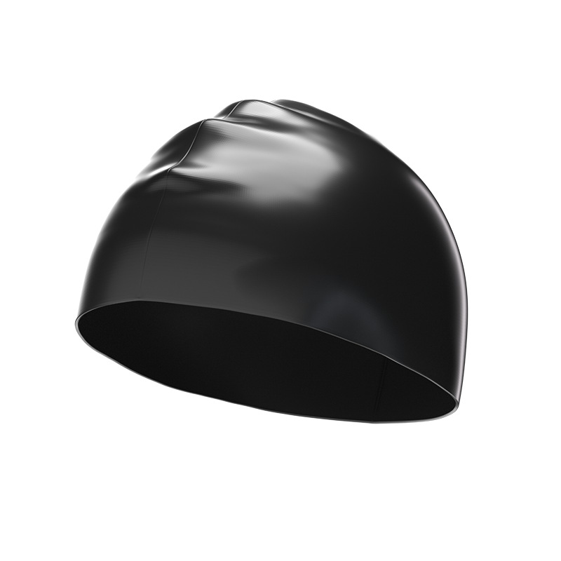 5~16세 아동용 모델 - 검정색 - 수영모