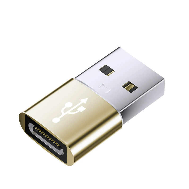 Адаптер Type-C к USB-A, OTG зарядка и передача данных, компактный USB-конвертер (2–6 цветов)